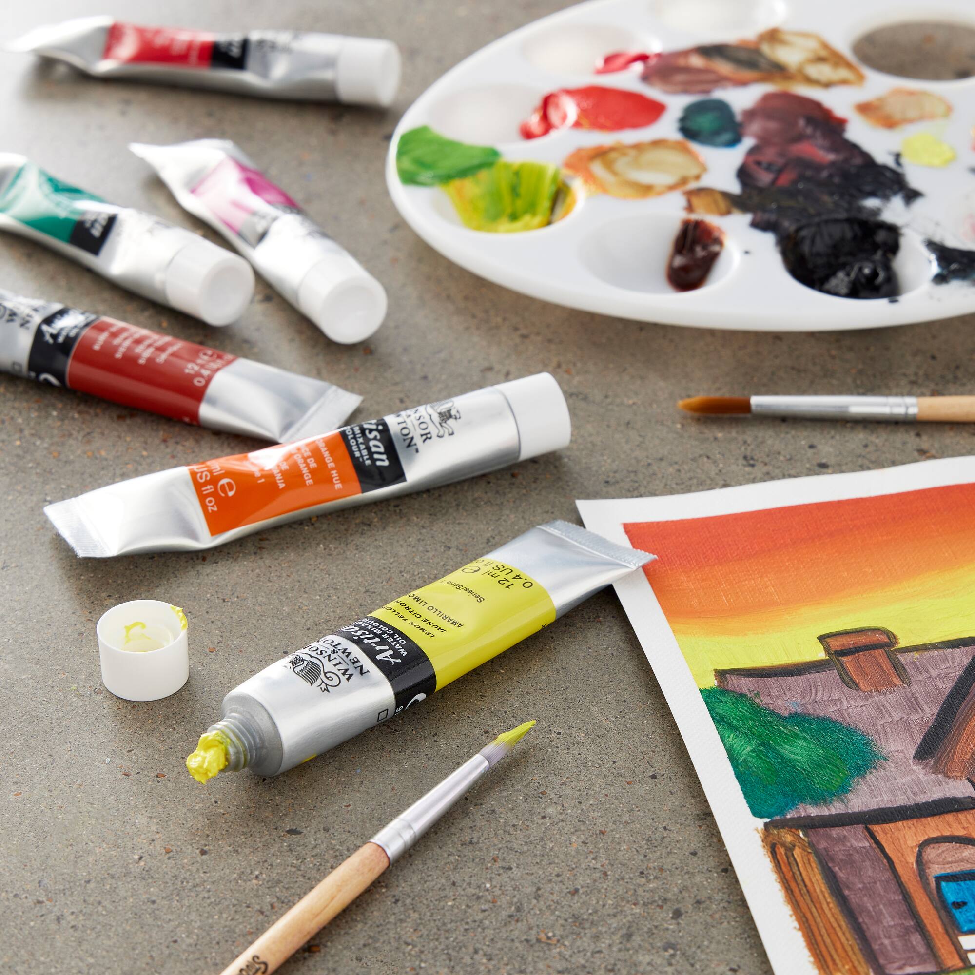 9 Packs: 10 ct. (90 total) Winsor & Newton™ Artisan Water Mixable Oil Colour™ Set